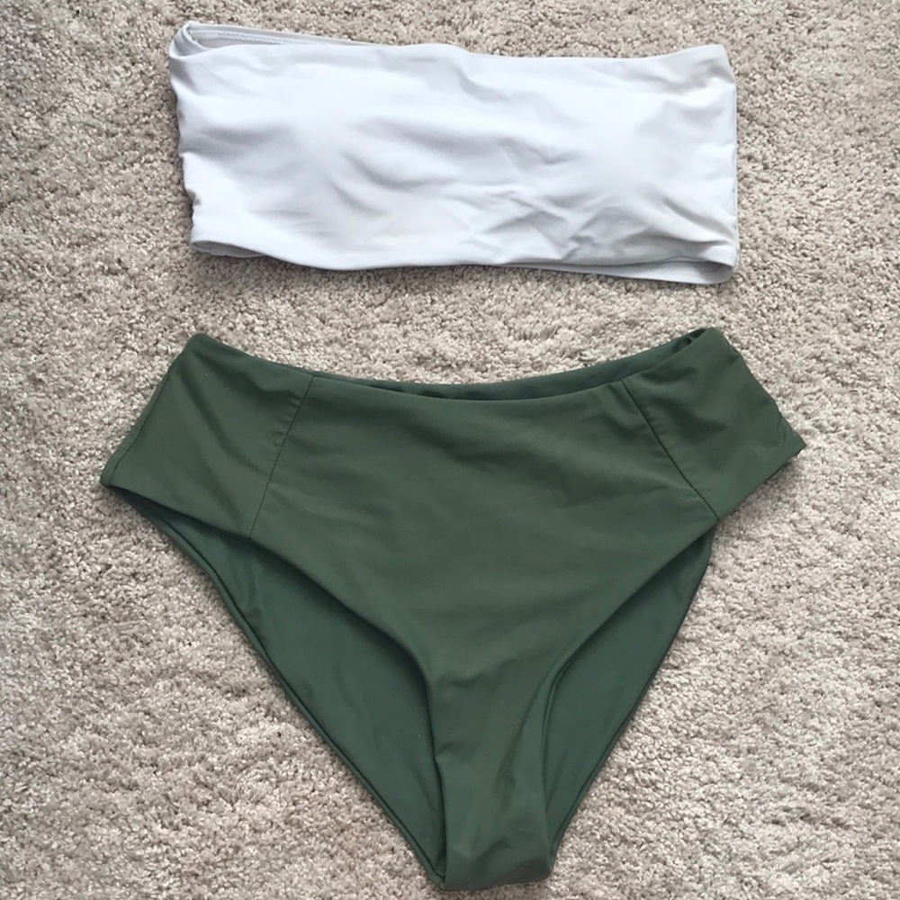 Zaful two-tone swimsuit